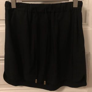 Banana Republic Black Drawstring Skirt